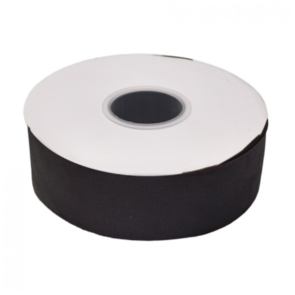 Лента репсовая 4см, цвет 06-черный